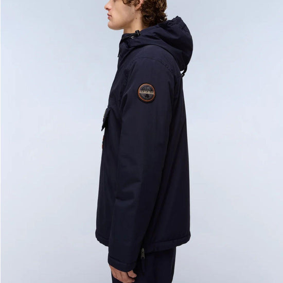 Napapijri Giacca Anorak Invernale Uomo Rainforest Blu Scuro NP0A4GMC 176 NAPAPIJRI 