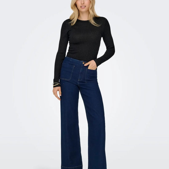 Jacqueline De Yong JDYPLUM Pullover Donna Nero 15330569 Black JACQUELINE DE YONG 