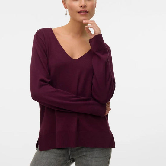 Vero Moda VMSILJE Pullover Donna Winetasting 10320451 Winetasting VERO MODA 