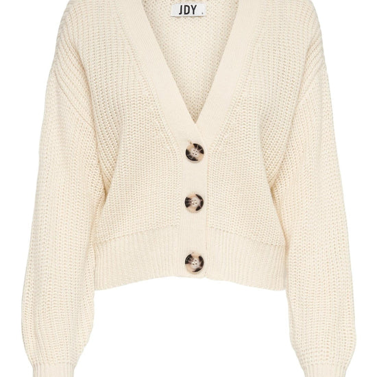 Jacqueline De Yong JDYJUSTY Cardigan Donna Bianco Eggnog 15200418 Eggnog JACQUELINE DE YONG 