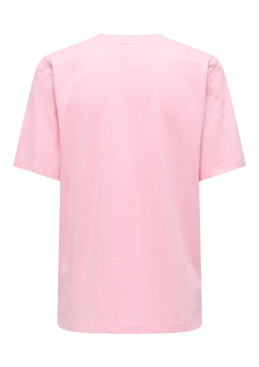 Only - Women's Burst Pink T-Shirt