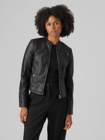 Vero Moda Giacca Biker Donna Favodona Nero