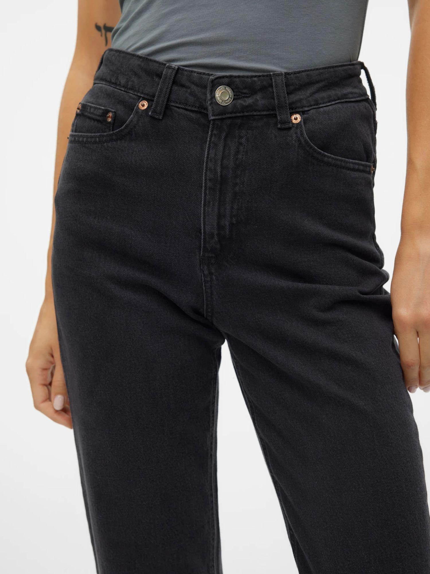 Vero Moda VMTESSA Vita alta Mom Fit Jeans Donna Dark Grey Denim 10302983 Dark Grey Denim VERO MODA 
