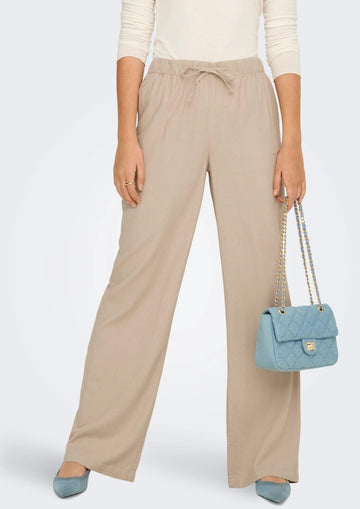 Only - Pantalone Donna Goa Beige