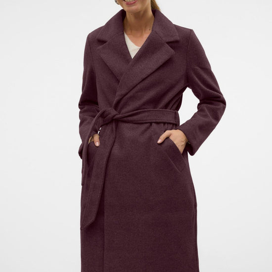 Vero Moda Cappotto Donna Fortuneaya Bordeaux 10278330 Winetasting MELANGE VERO MODA 