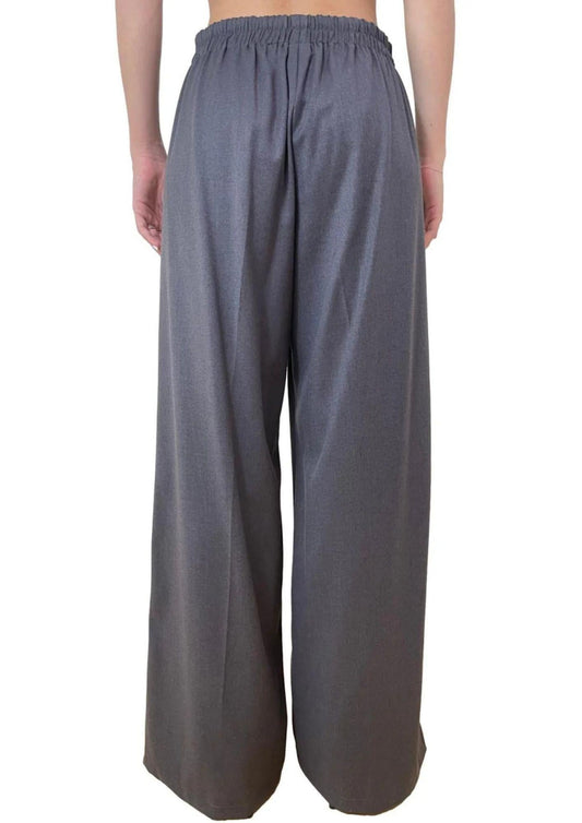 Emme Marella Pantalone Donna Sarago Grigio Melange