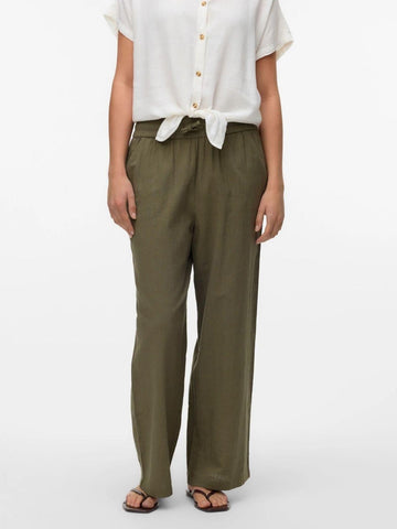 Vero Moda - Pantalone Donna Caia Verde