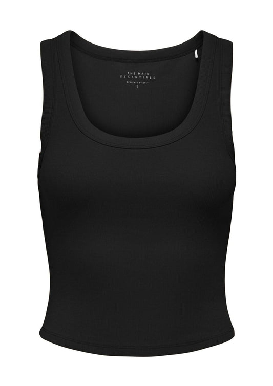 Only Women's Easy Black Tank Top
