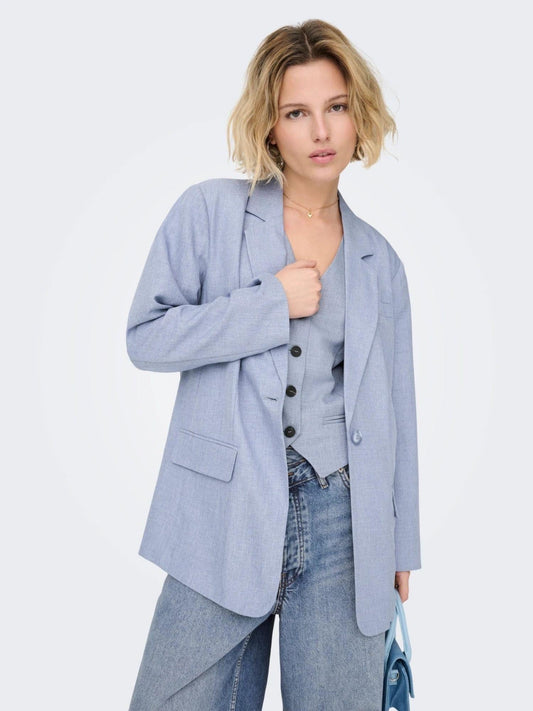 Only Women's Vintage Indigo Blazer Onllinda