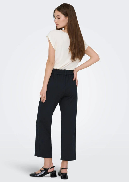 Only Women's Poptrash Black Trousers