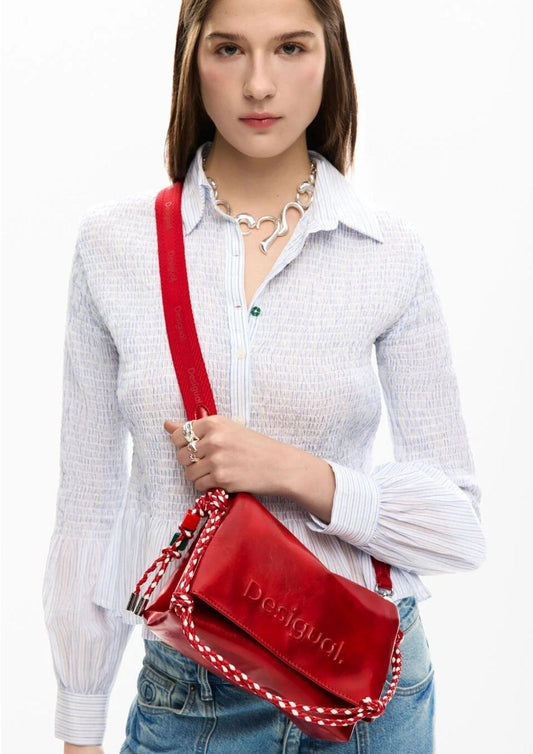 Desigual - Borsa Donna Bag Half Logo Venecia 4.0 Rossa