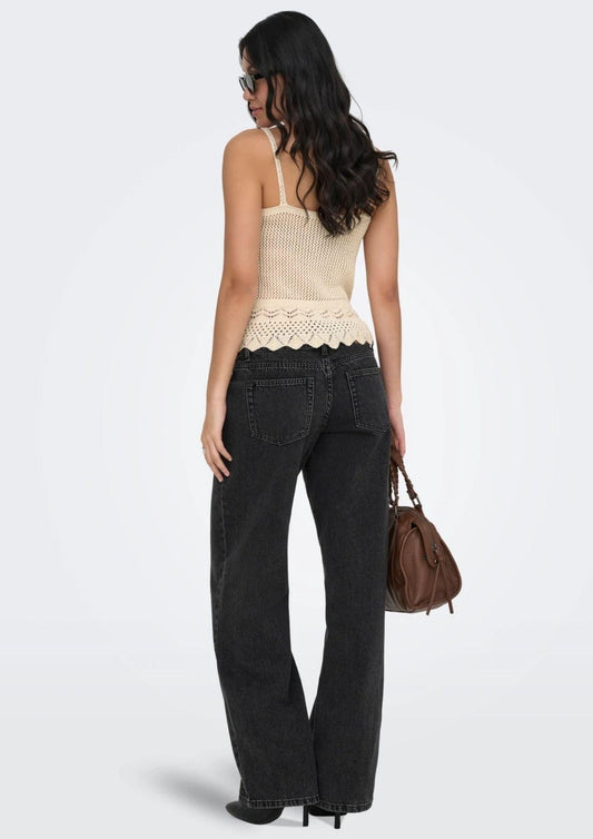 Only Women's Top Lison Ecru