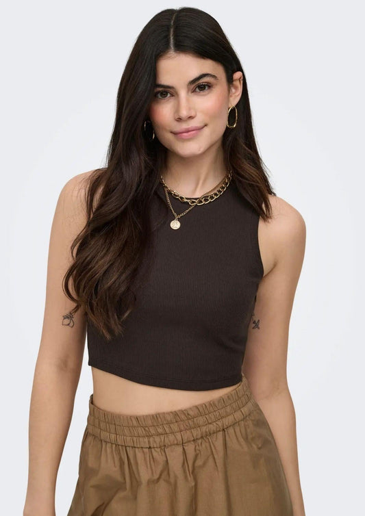 Only - Vilma Women's Tank Top Black Coffee