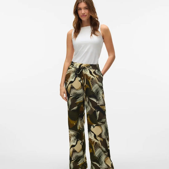Vero Moda Pantaloni Donna Ruby Straight Fit Mermaid Fie 10329860 Mermaid VERO MODA 