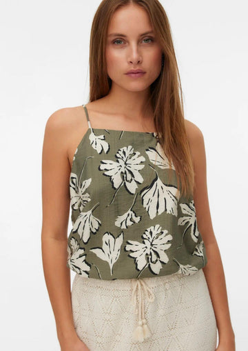 Vero Moda - Top Donna Jennifer Verde Kalamata