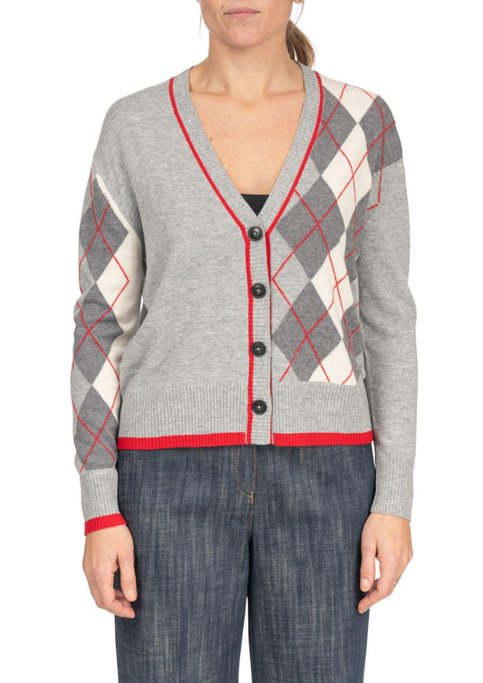 Diana Gallesi Cardigan Donna Grigio