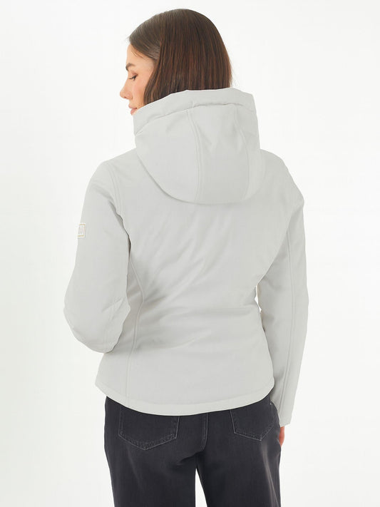 Yes Zee Giacca Invernale Donna Grigio Perla