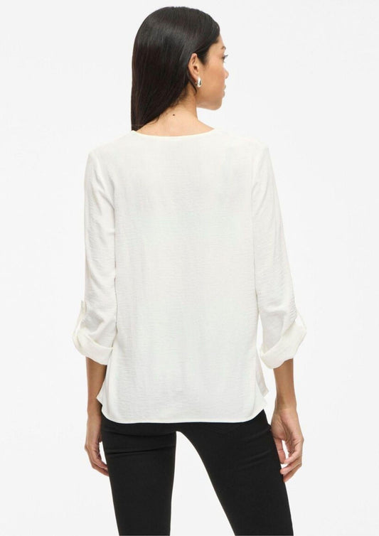 Vila - Women's Vijosa White Shirt