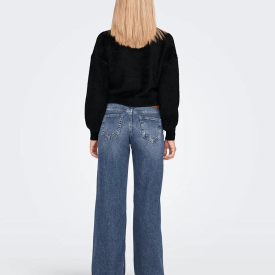 Only ONLPIUMO Pullover Donna Nero 15235973 Black ONLY 
