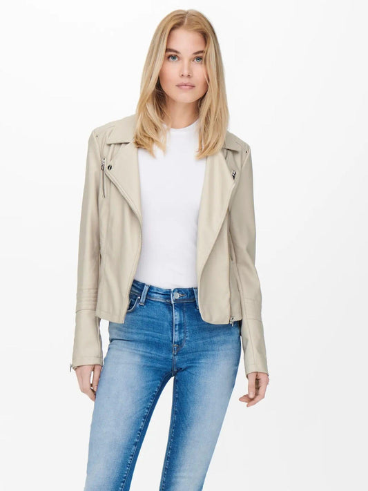 Only Giubbino Donna Gemma Beige