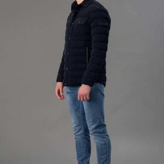 Rihunik Giacca Invernale Uomo Gordon Forest Blu Black RIMA261J F0149 998 RIHUNIK 