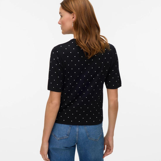Vero Moda VMSABA Pullover Donna Nero 10330835 Black VERO MODA 