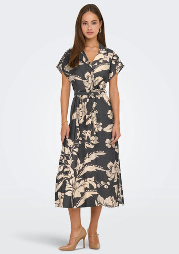 Jacqueline De Yong Vestito Donna Troya Nero Fantasma