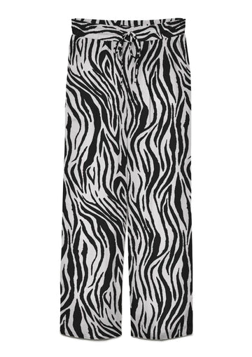 Vero Moda - Pantalone Donna Jesmilo Grigio Zebrato