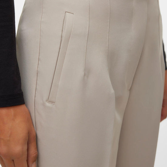 Vero Moda Pantaloni Donna Lina A Vita Alta Silver Cloud 10309140 Silver Cloud VERO MODA 
