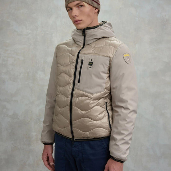 Blauer Piumino Uomo Albert Beige BLUC08078 6355 301 BLAUER 