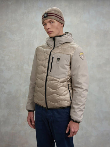 Blauer Piumino Uomo Albert Beige BLUC08078 6355 301 BLAUER 
