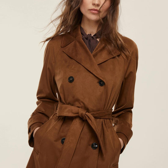 Emme Marella Trench in jersey Team Donna Cioccolato 2525906011200 004 EMME MARELLA 