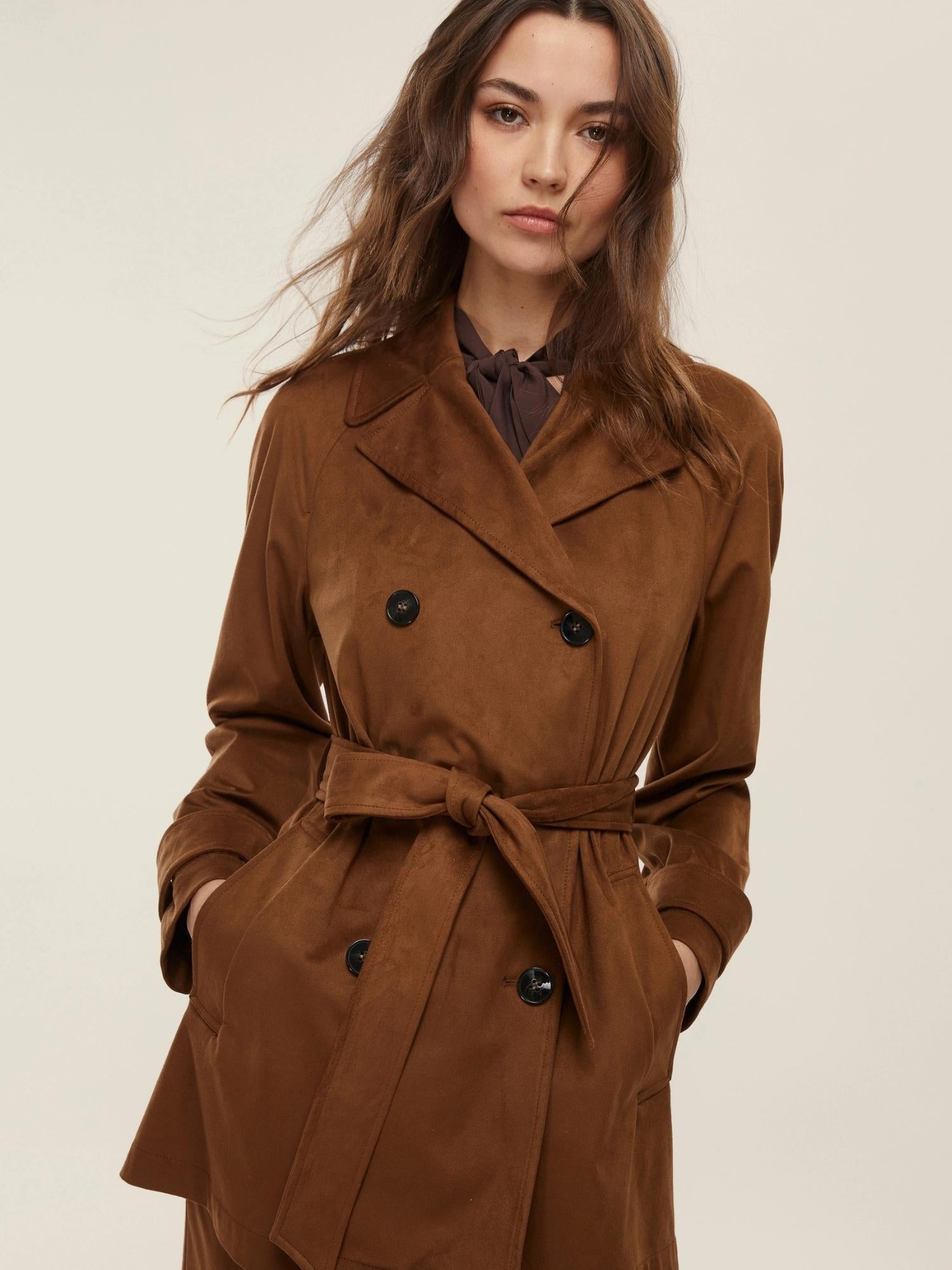 Emme Marella Trench in jersey Team Donna Cioccolato 2525906011200 004 EMME MARELLA 