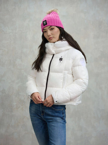 Blauer Gloria Women's Winter Jacket, Optical White