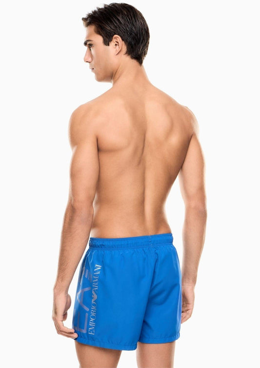 EA7 Emporio Armani - Men's Turquoise Silver Swimsuit