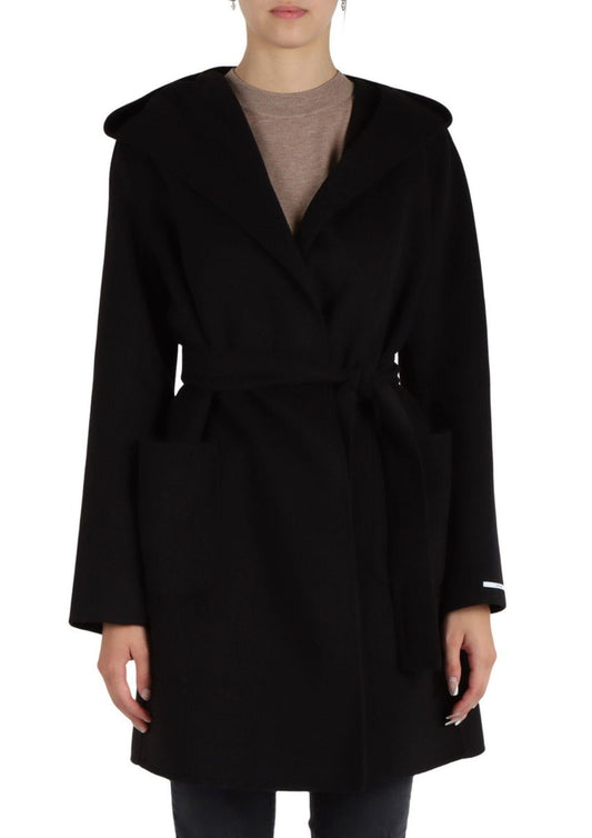 Emme Marella Women's Black Oblate Coat