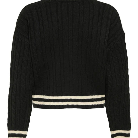 Cardigan Donna Only Thale Nero 15352210 Black Whitecap Gray ONLY 