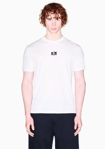 Armani Exchange - T-Shirt Uomo Bianco Crema