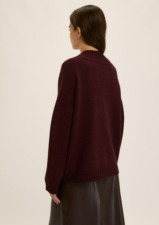 Emme Marella Women's Ondina Sweater in Bordeaux