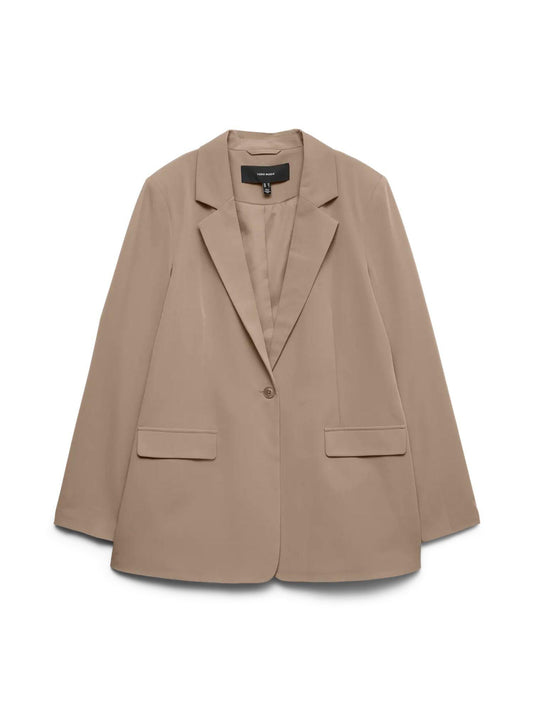 Vero Moda Women's Blazer Silver Mink VMZelda