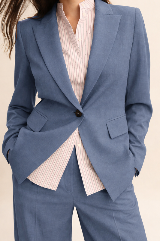 Emme Marella - Completo Donna slogan Azzurro Denim