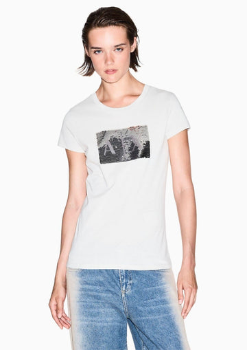 Armani Exchange T-Shirt Donna Bianca