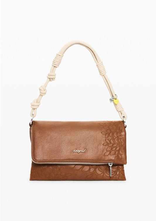 Desigual - Borsa Donna Bag Sierra CAmel Murano Marrone