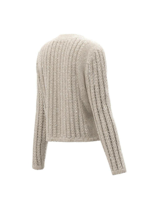 Cardigan Donna Crimea Bianco