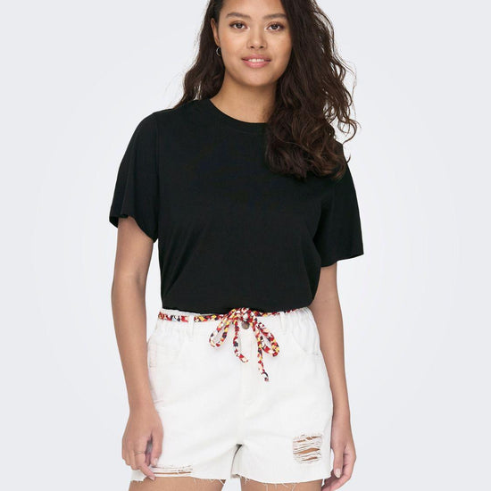 T-Shirt Donna Nero 15292431 Black JACQUELINE DE YONG 