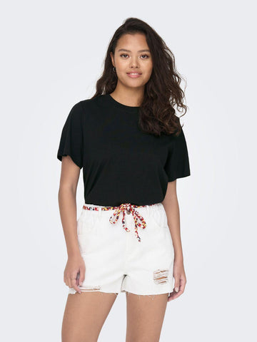 T-Shirt Donna Nero 15292431 Black JACQUELINE DE YONG 