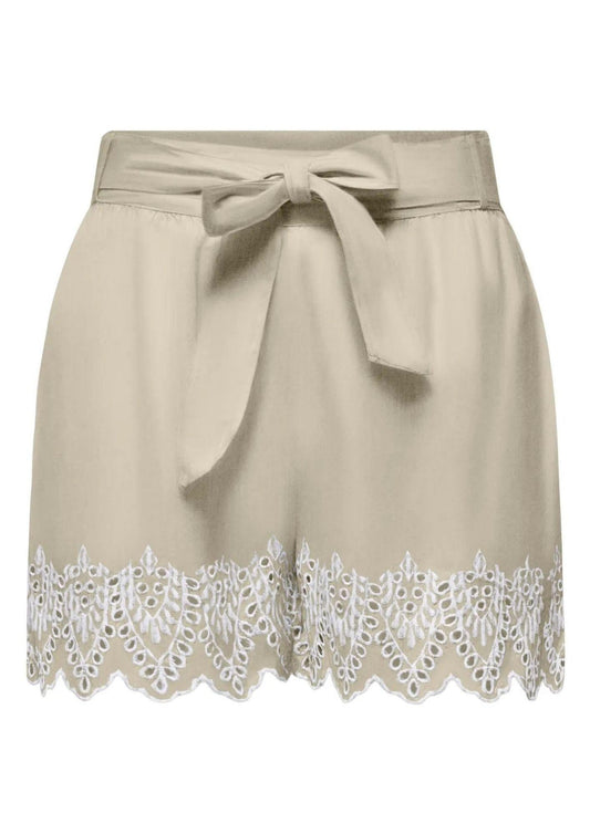 Only Women's Shorts Tulum Olive Grey