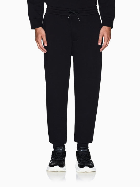 Armani Exchange Pantaloni Uomo jogger in cotone felpato Nero