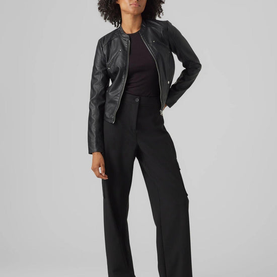 Vero Moda Giacca Biker Donna VMFAVODONA Nero 10288555 Black VERO MODA 