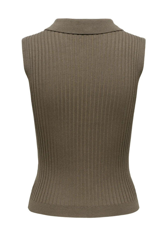 Only - Women's Brown Cardigan
